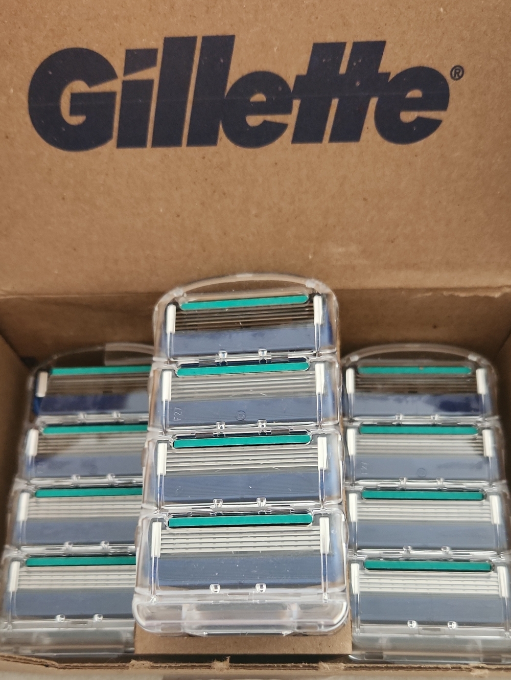 Gillette Replacement Razor Blades 12 Pack compatible Gillette ProGlide or Fusion